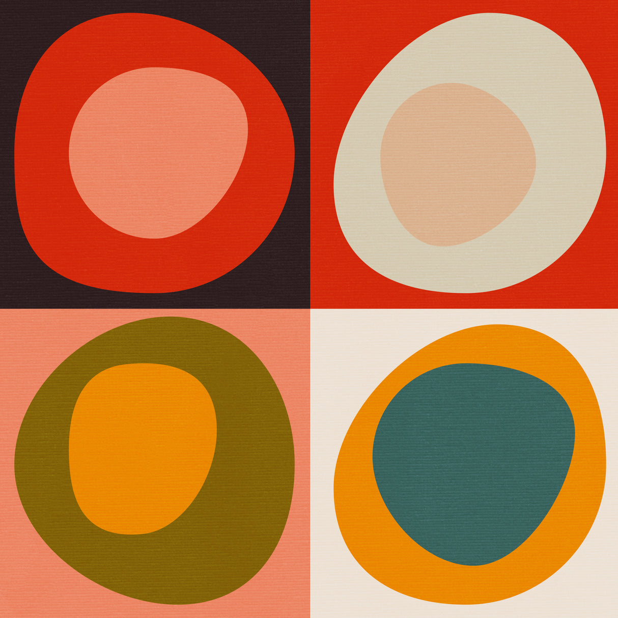 Bauhaus Modern Bold 2 Poster och Canvastavla