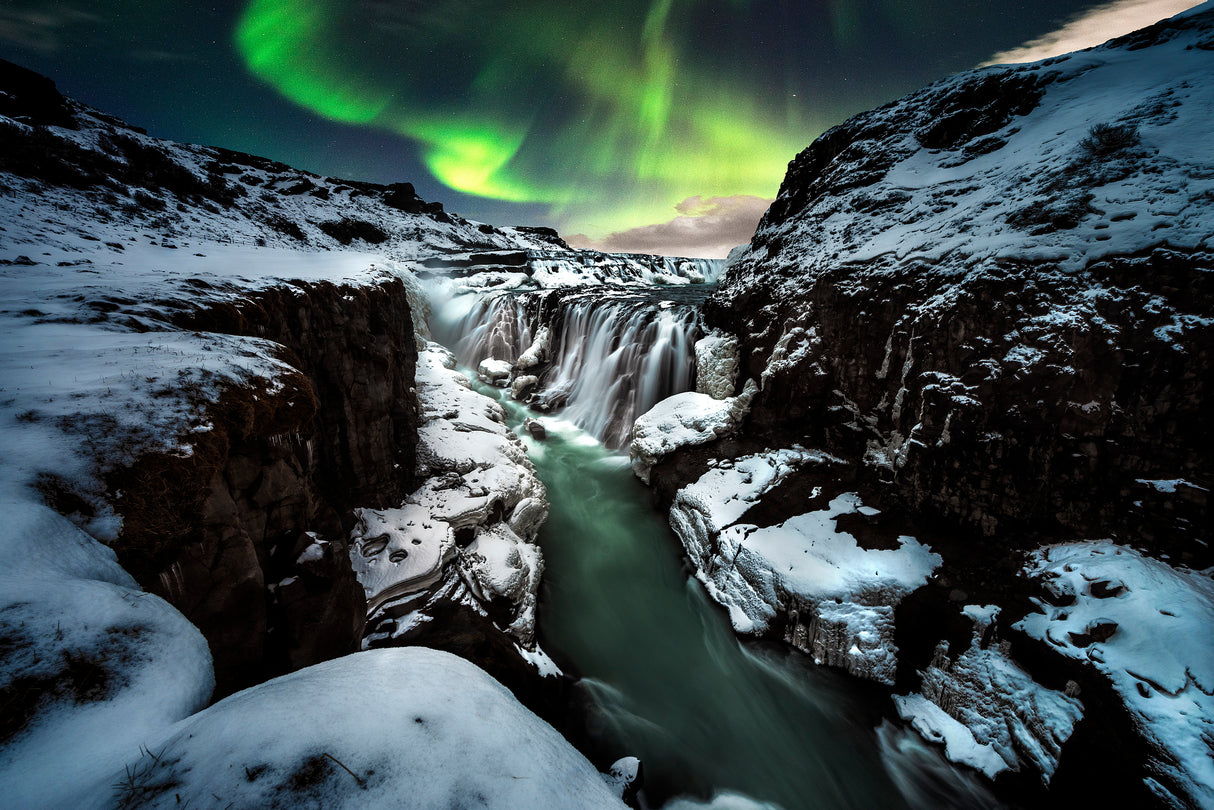 Gullfoss Poster och Canvastavla