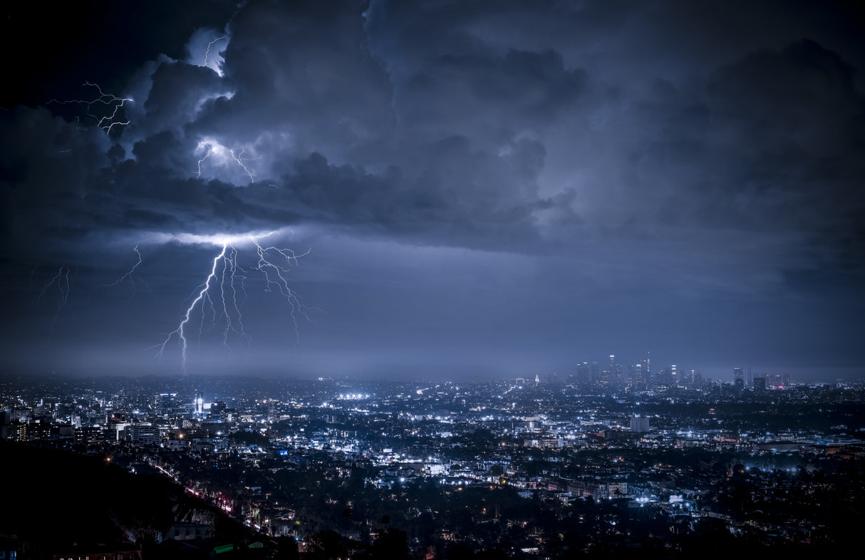 Lightning Strike Poster och Canvastavla