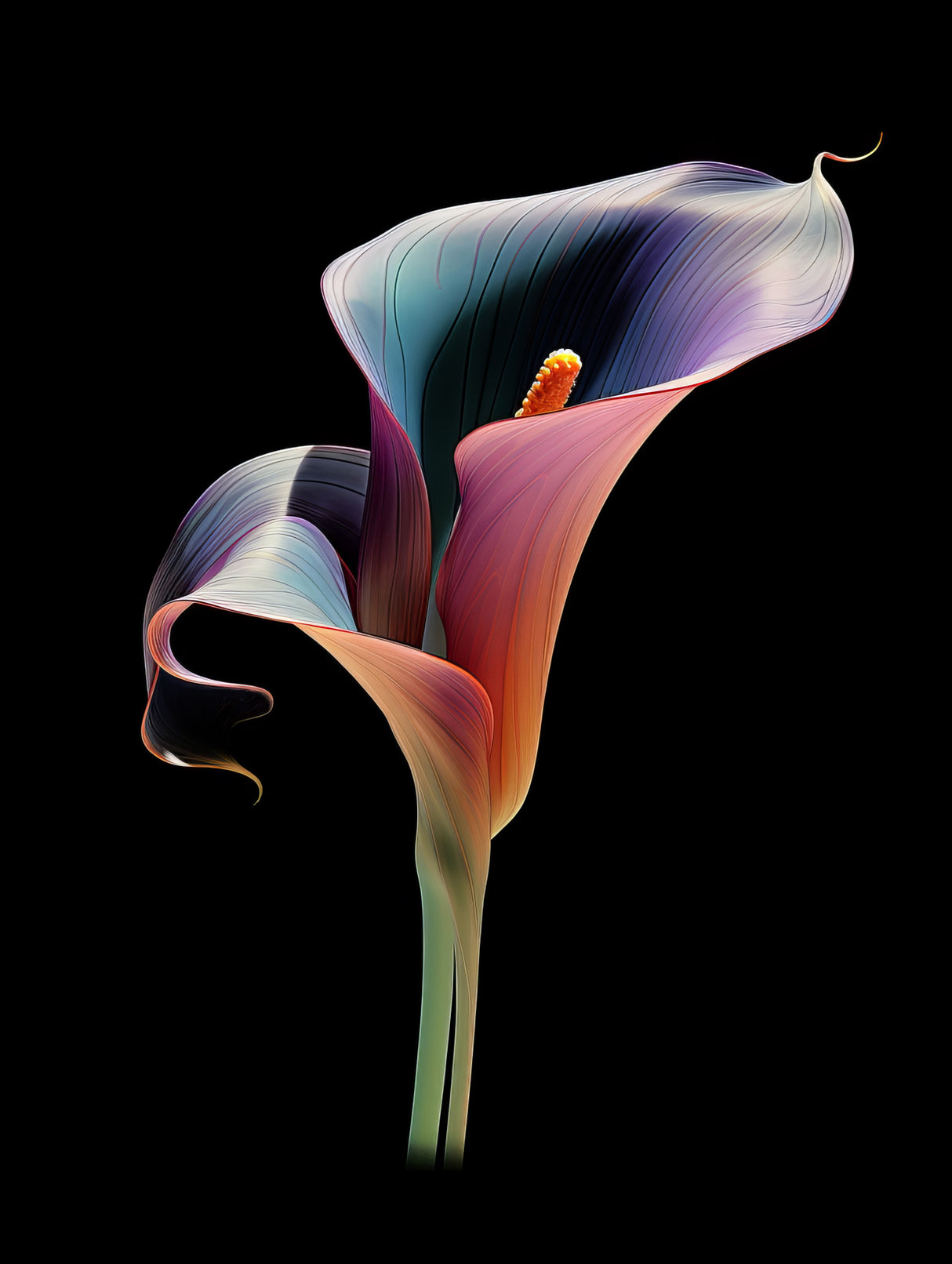 Art Flower 7 Poster och Canvastavla
