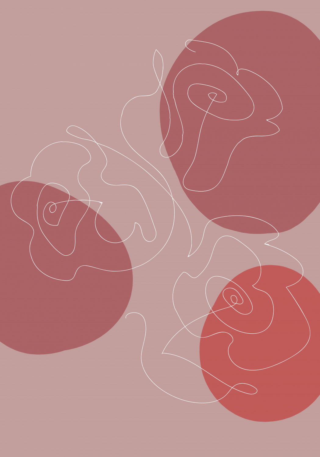 Red Roses Poster och Canvastavla