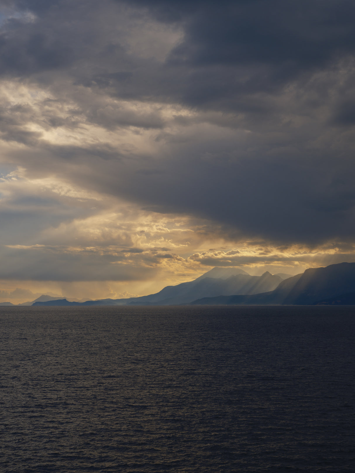stormy weather and seascape Poster och Canvastavla