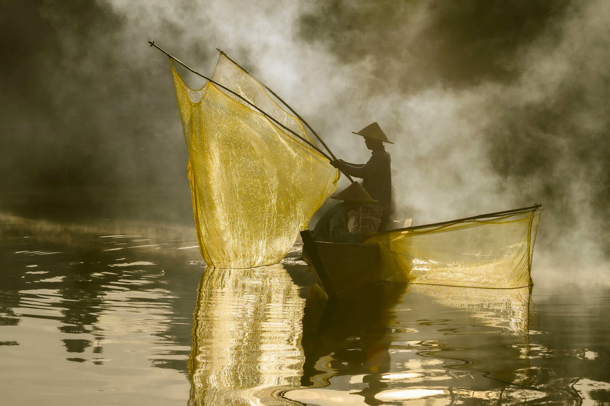 Yellow Net Poster och Canvastavla