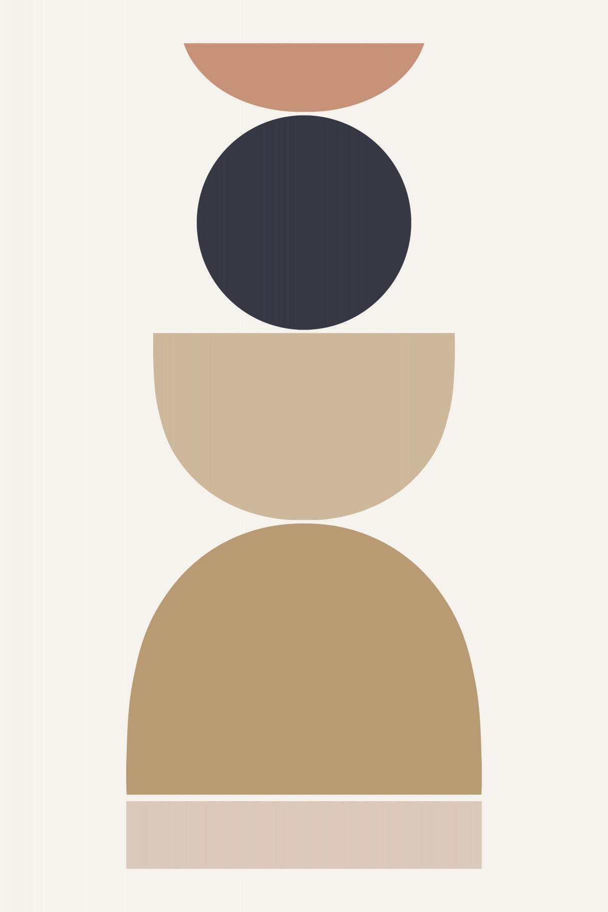 Loving Shapes Poster och Canvastavla