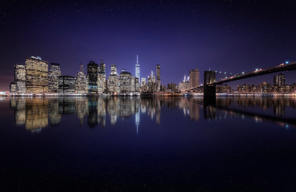 Night over Manhattan Poster och Canvastavla