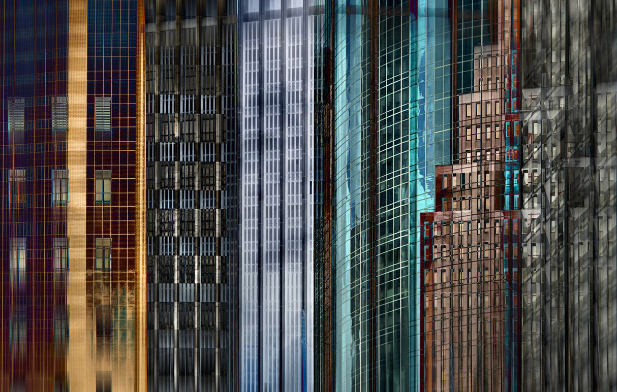 Graphic city Poster och Canvastavla