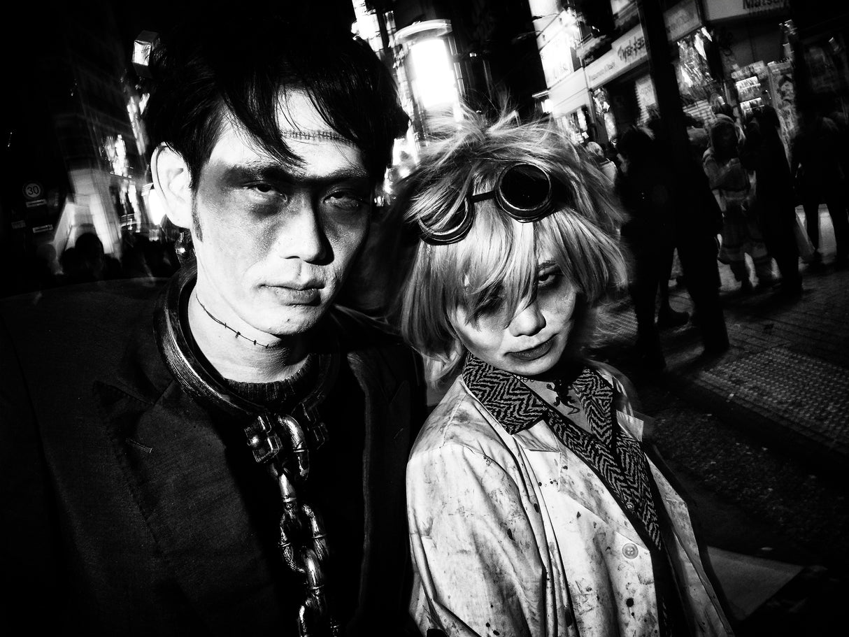 Shibuya Street - TOKYO 2016 Poster och Canvastavla