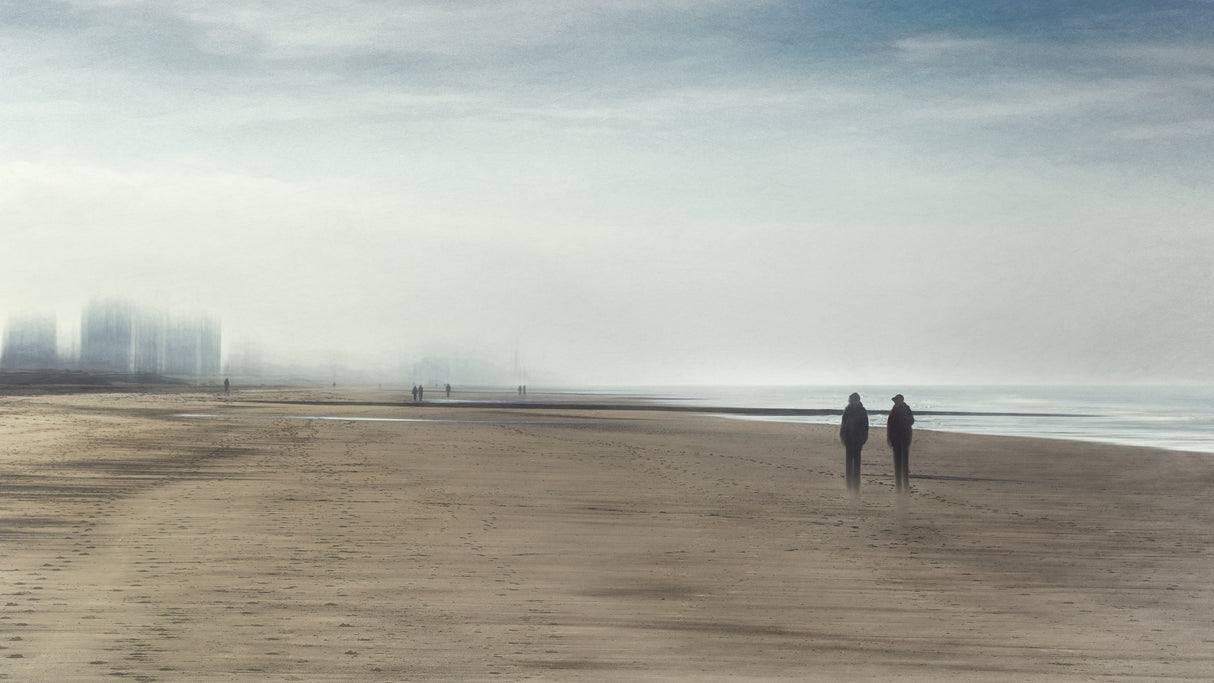 Conversations at the beach Poster och Canvastavla