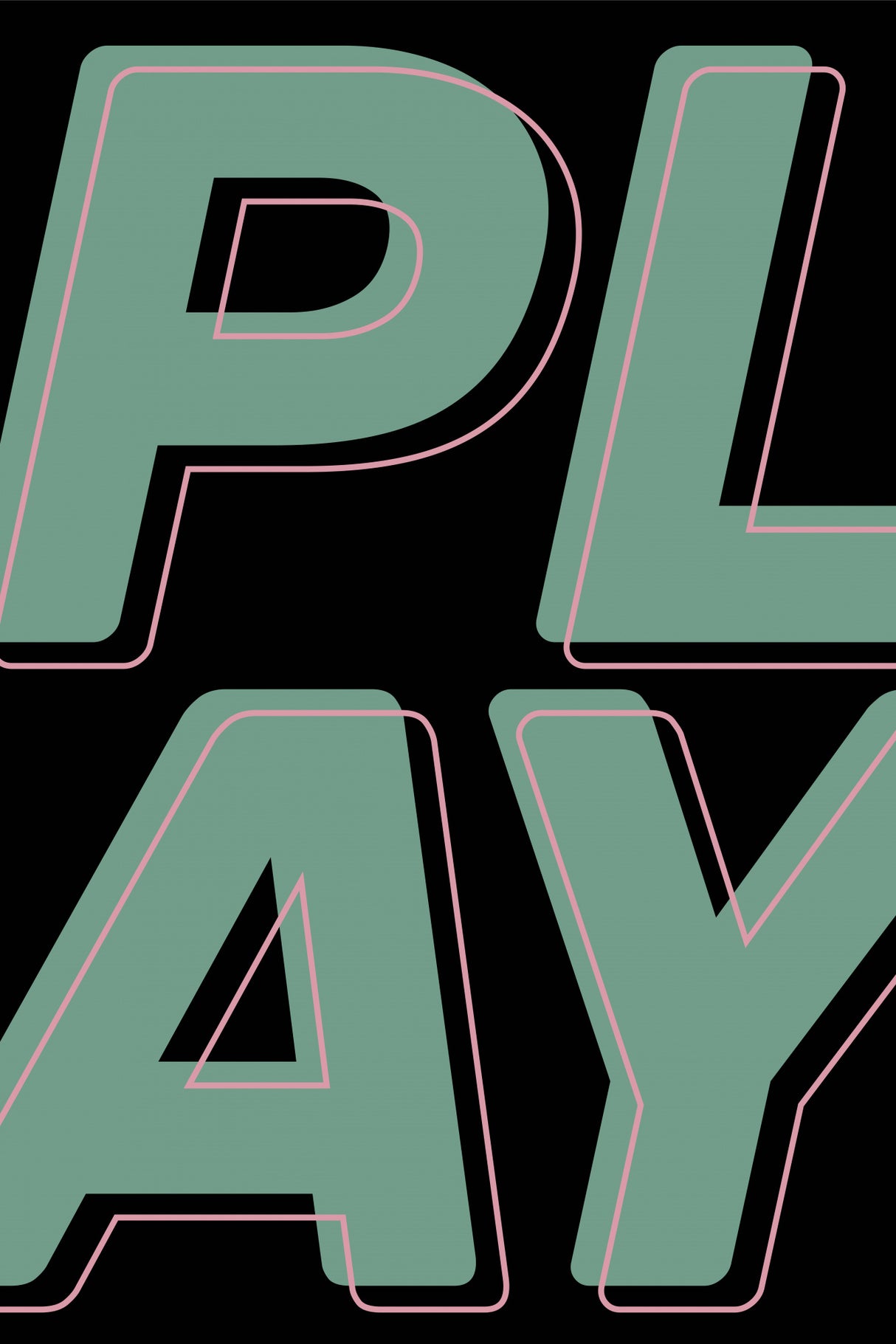 Play Poster och Canvastavla