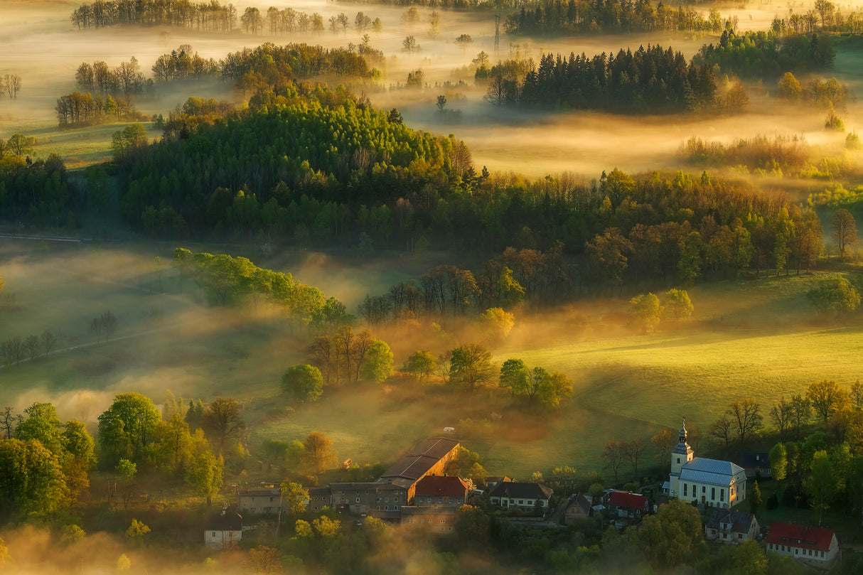 The Soft Touch of Morning Light Poster och Canvastavla