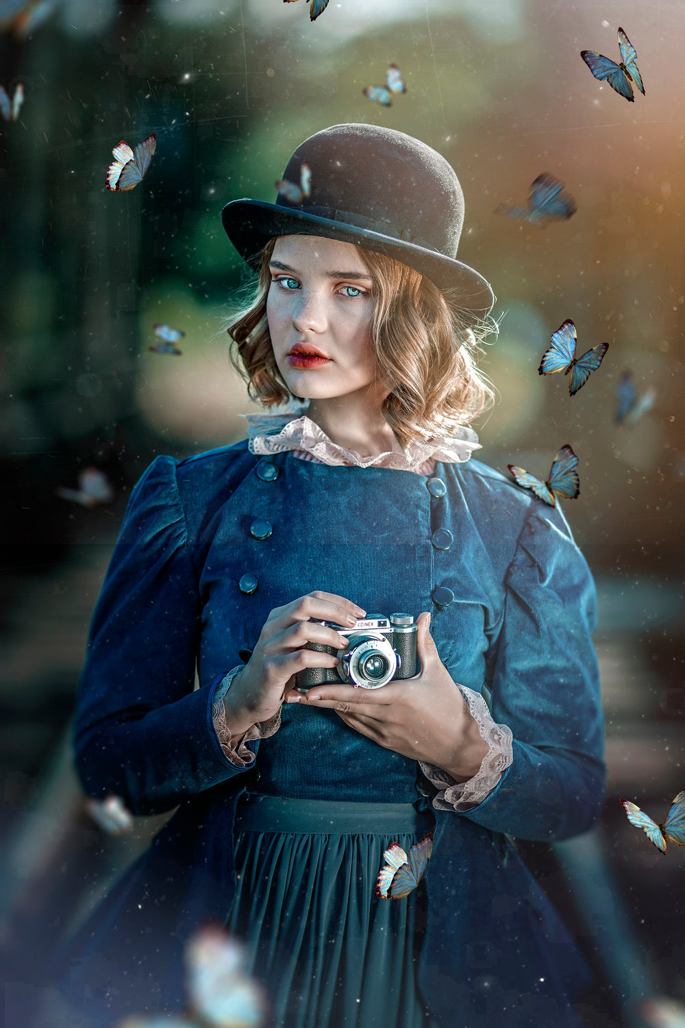 The butterfly queen Poster och Canvastavla