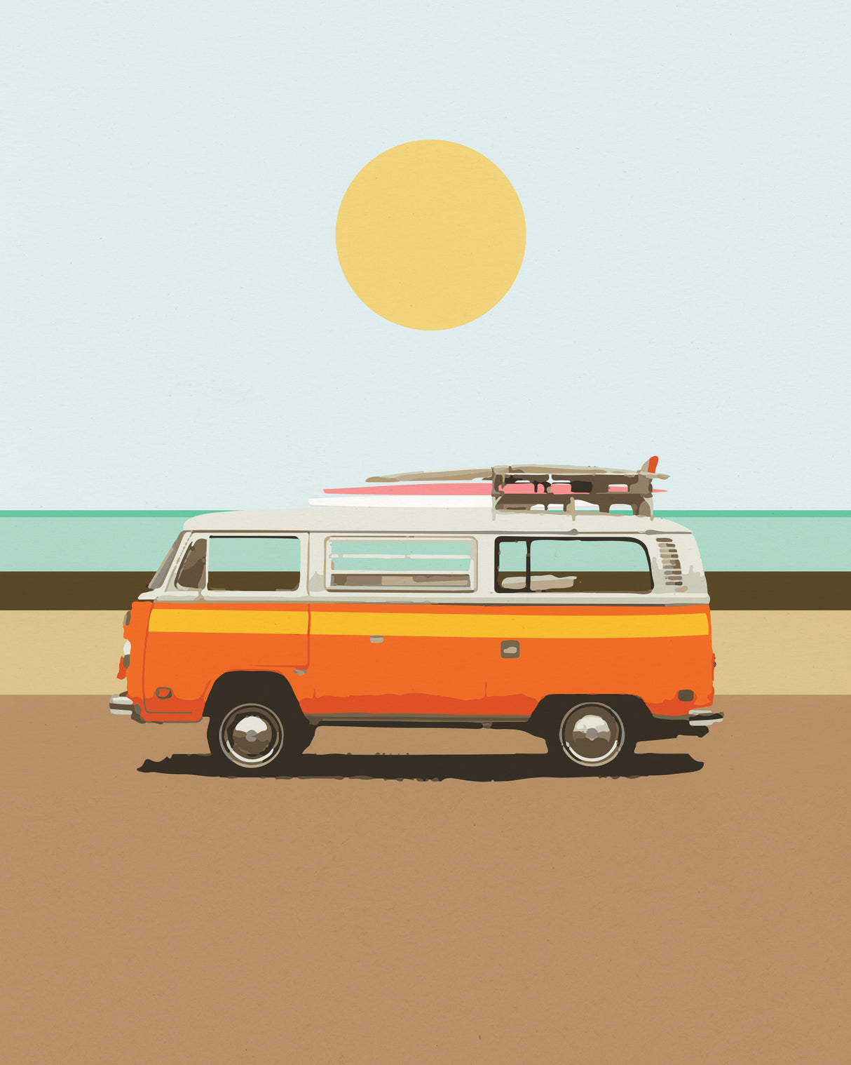 Road Trip 1 Poster och Canvastavla