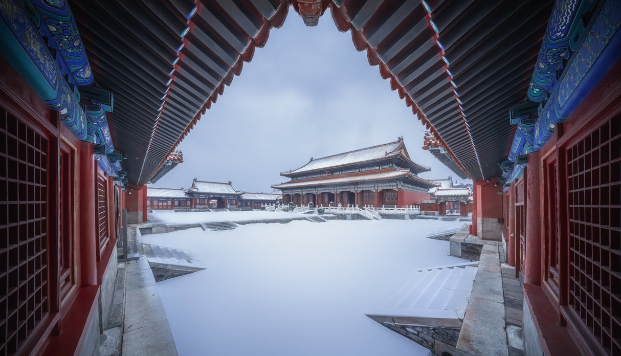 Cining palace in the frame Poster och Canvastavla