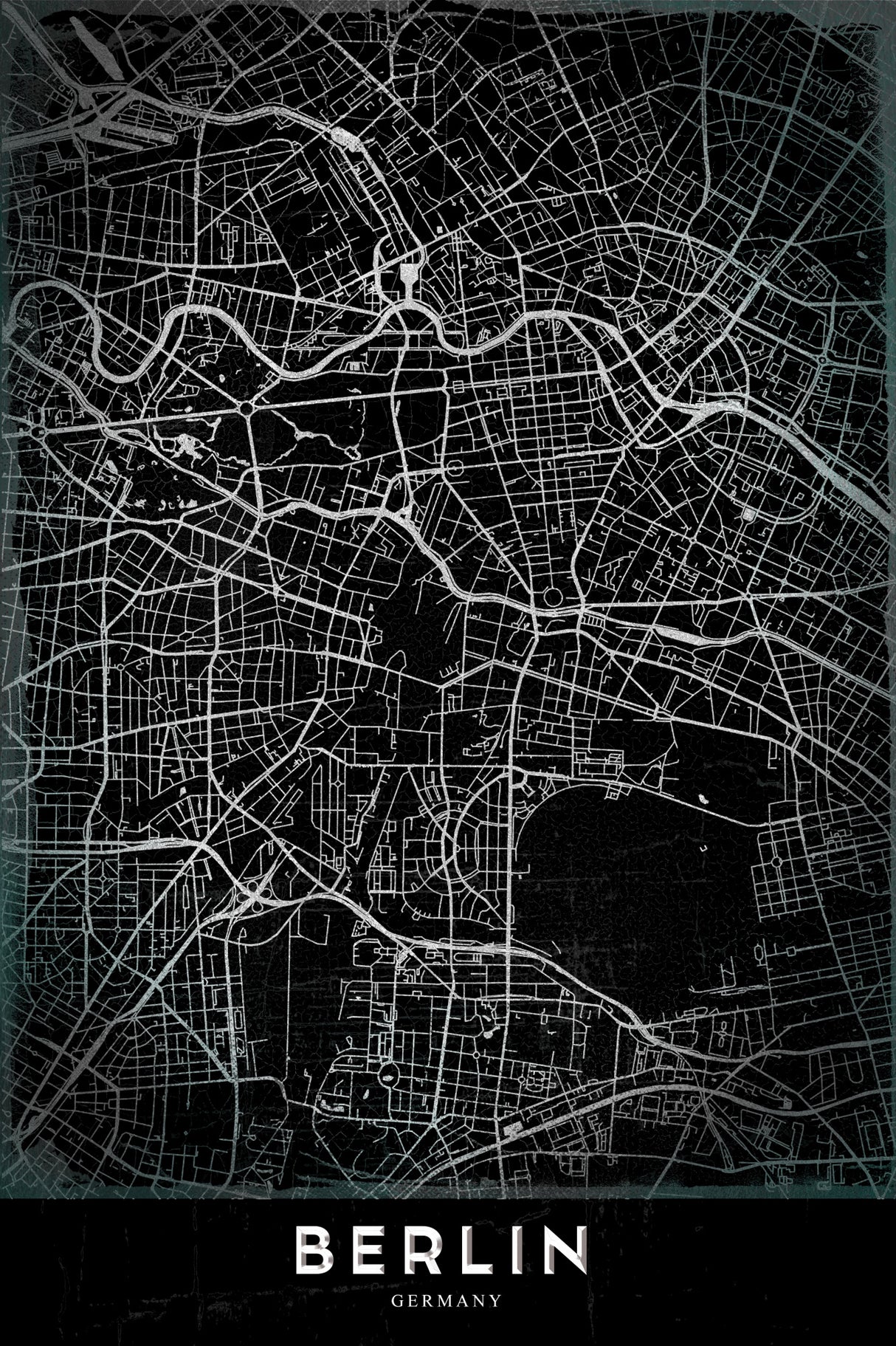 BERLIN Poster och Canvastavla