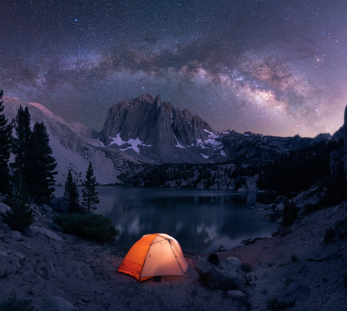 A starry night Poster och Canvastavla