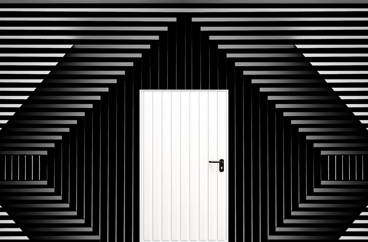 White Door Poster och Canvastavla