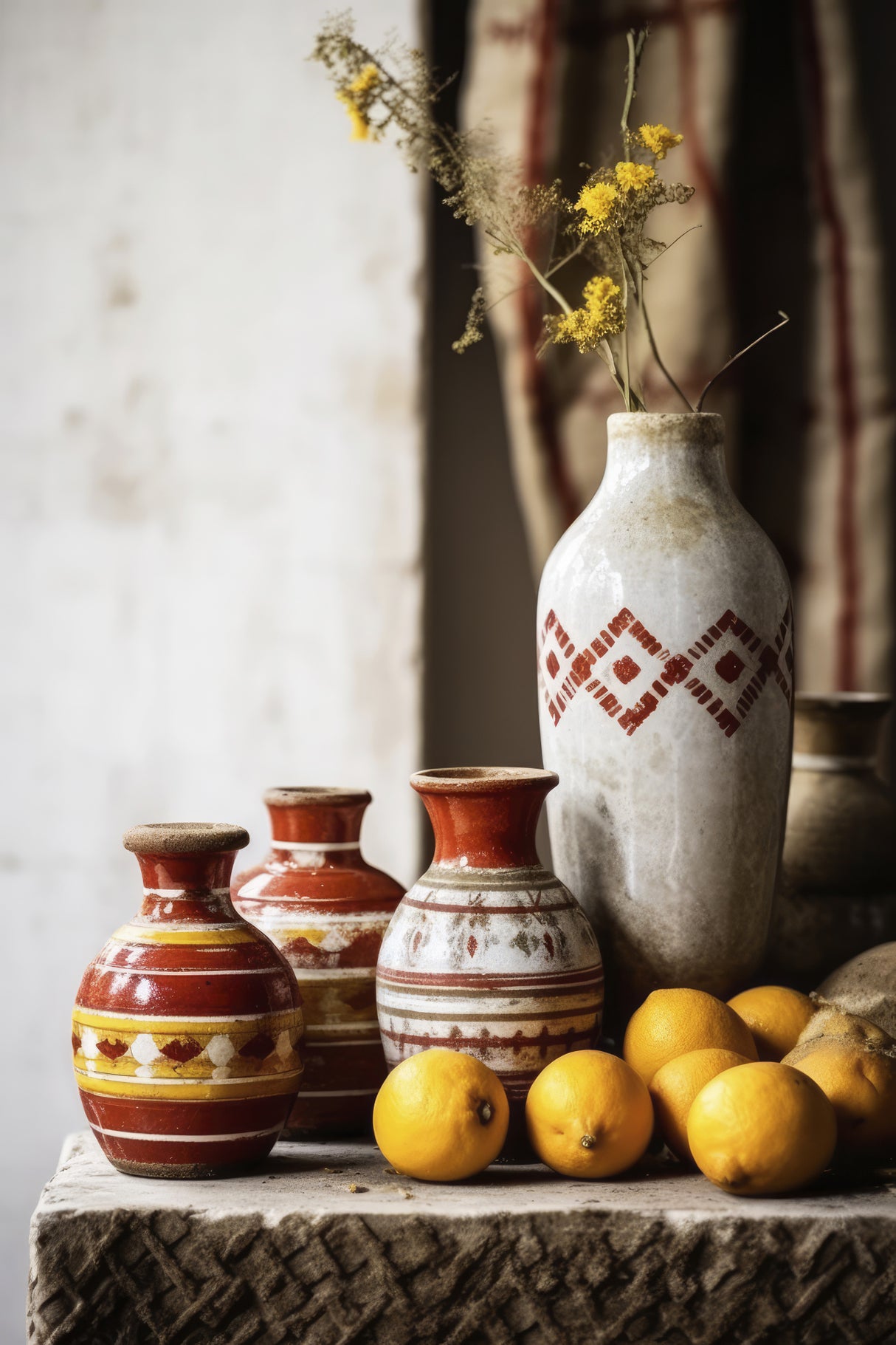 Moroccan Still Life No 10 Poster och Canvastavla