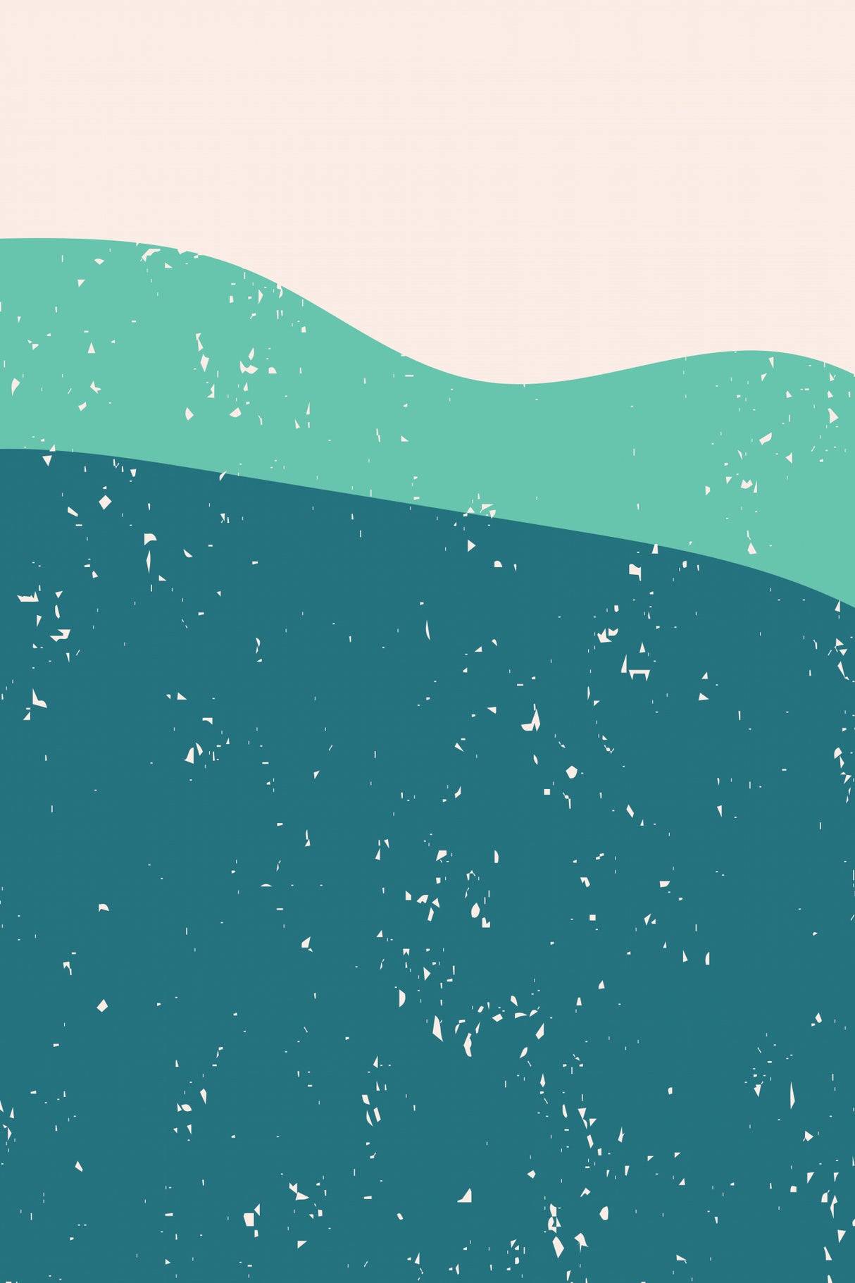 Minimal Abstract Mountains #2 Poster och Canvastavla