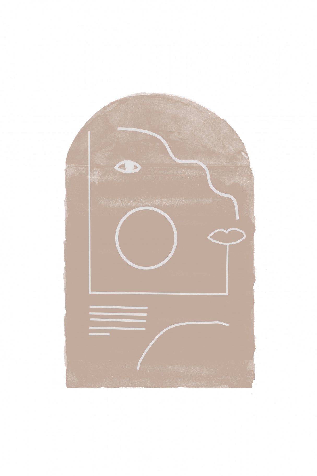 Soft Composition No6. Poster och Canvastavla