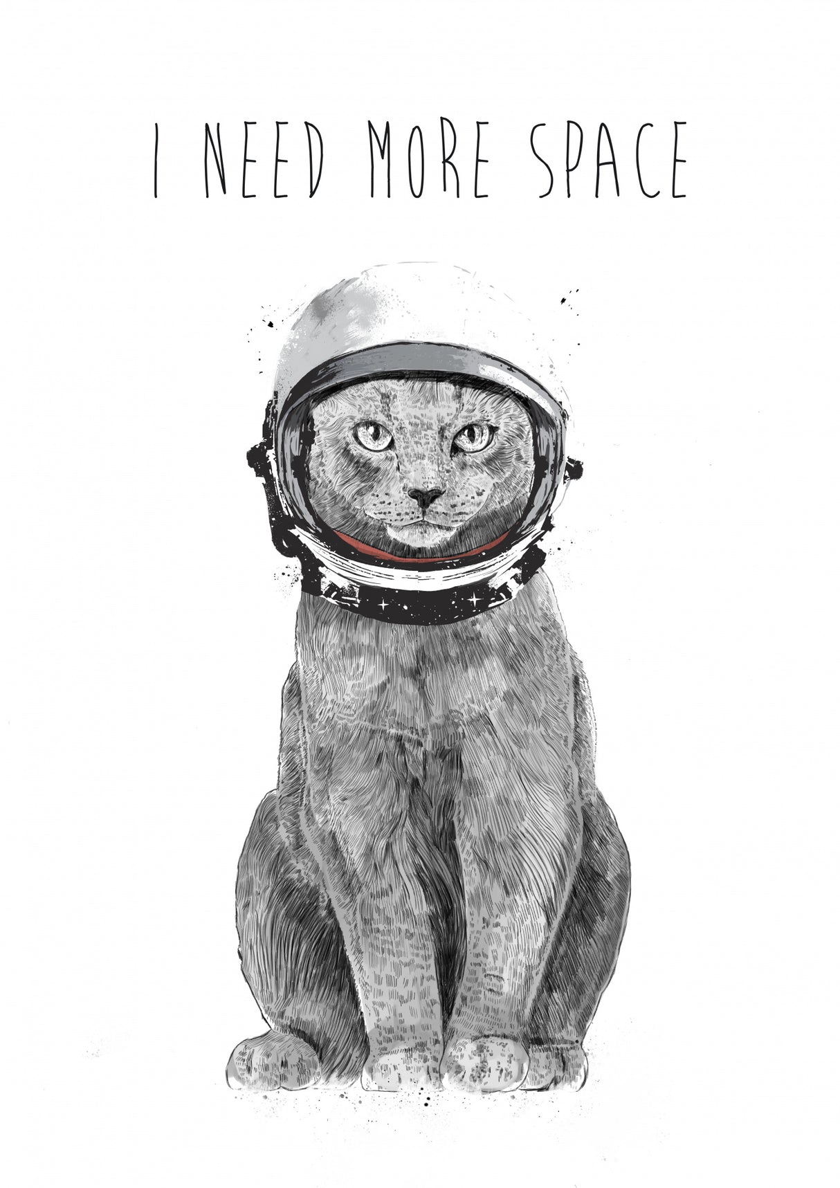 I need more space Poster och Canvastavla