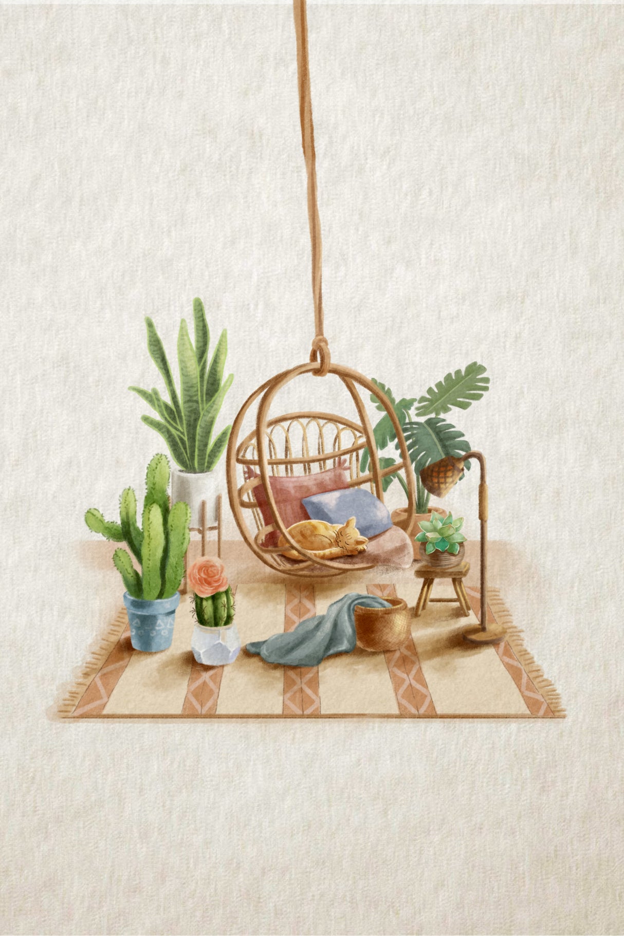 Calming Room Poster och Canvastavla
