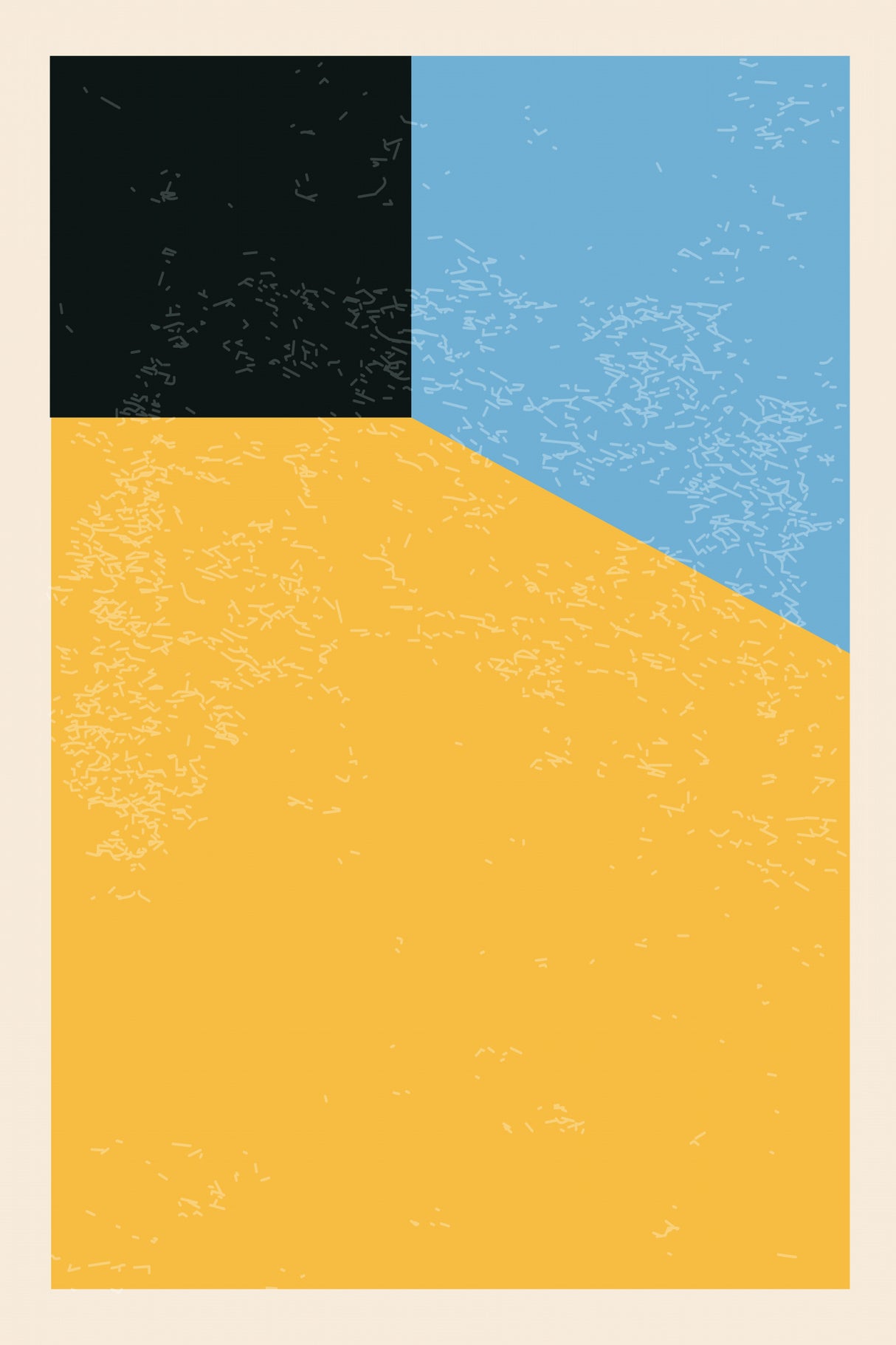 Minimal Abstract Shapes Series #12 Poster och Canvastavla