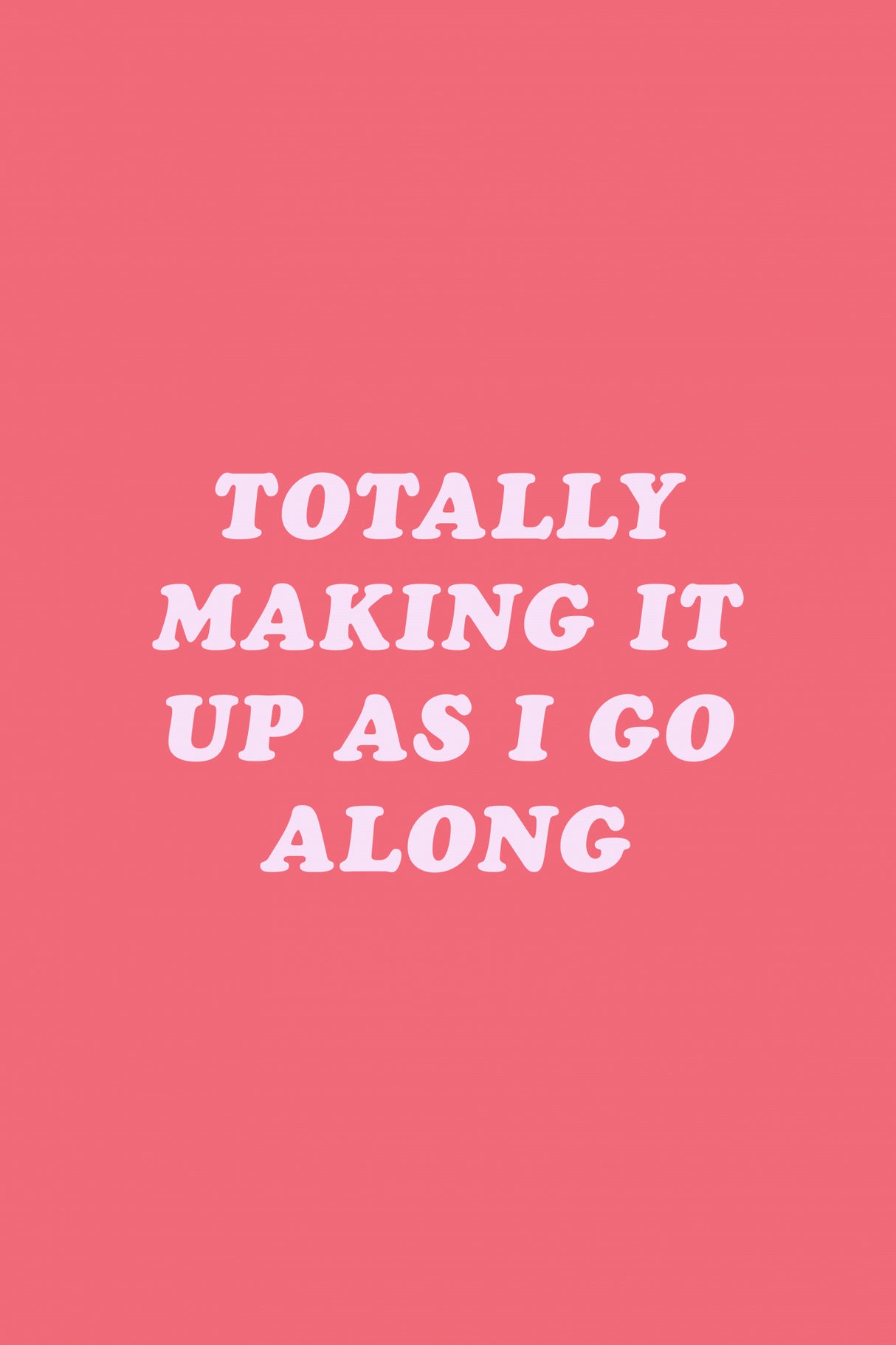 Making It Up Poster och Canvastavla
