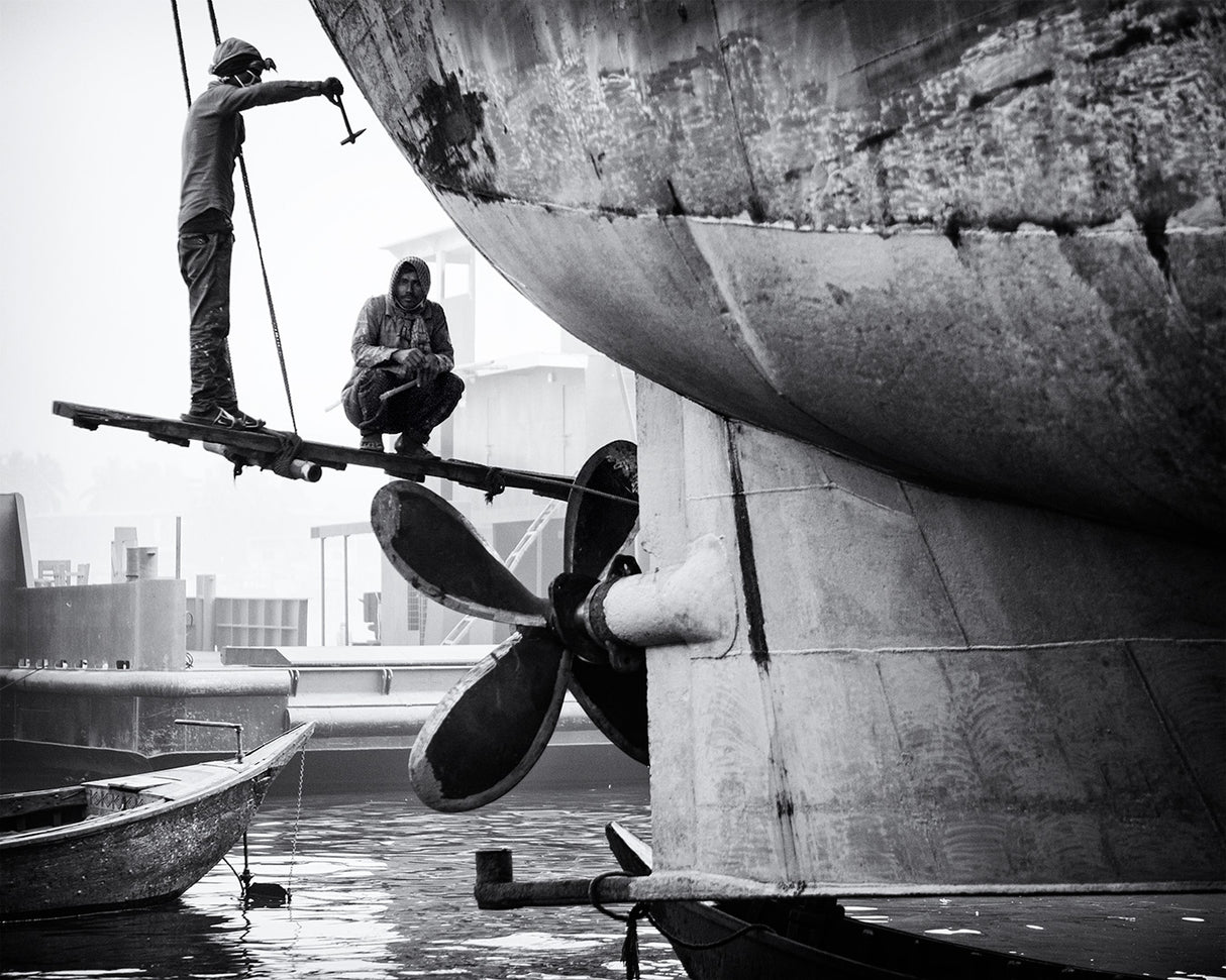 Dhaka shipyard Poster och Canvastavla
