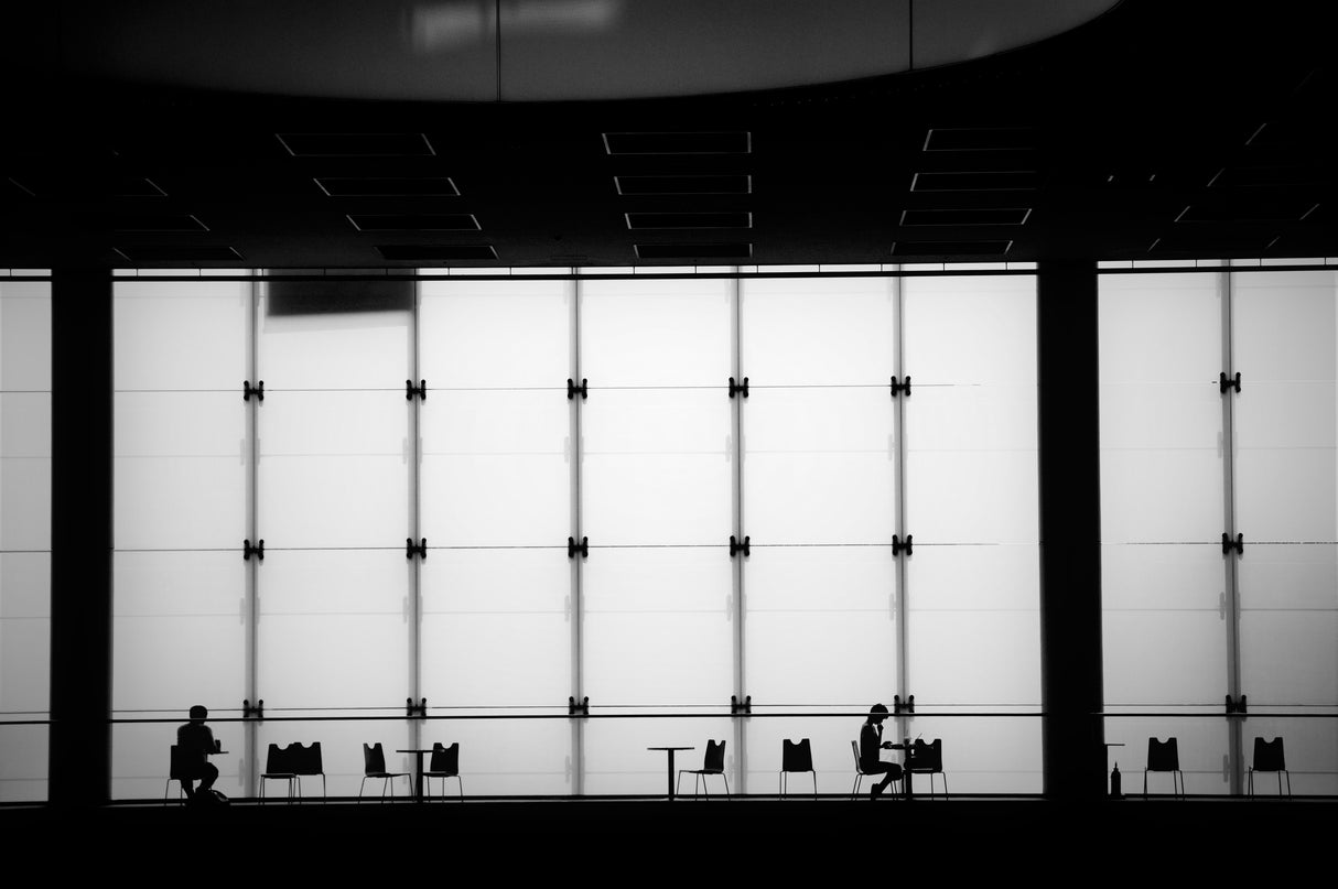 At the window Poster och Canvastavla