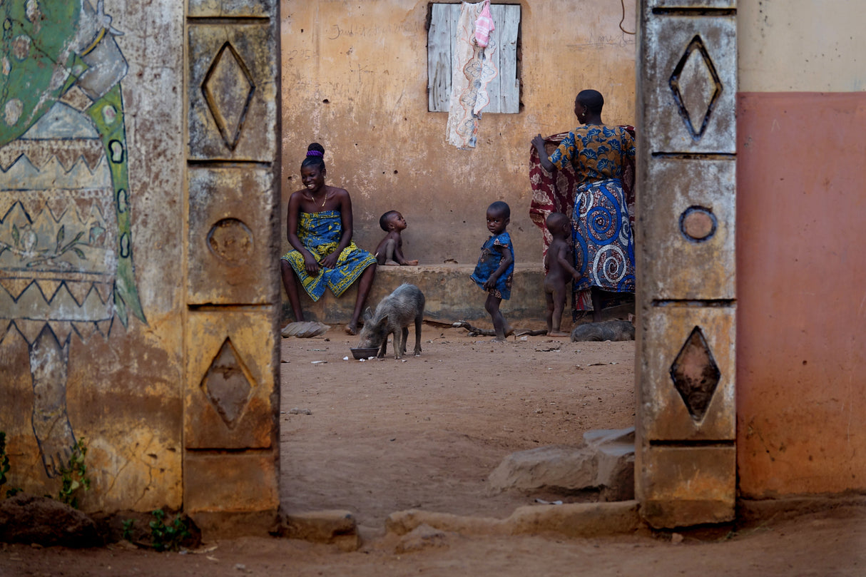 Benin, this is only the entrance Poster och Canvastavla