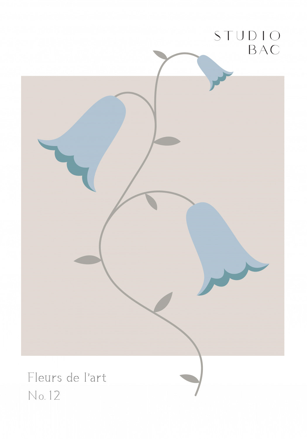 Bluebells Studio Bac Poster och Canvastavla