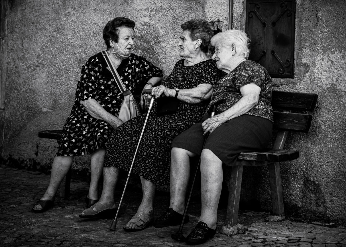 Old beauty of Scanno Poster och Canvastavla