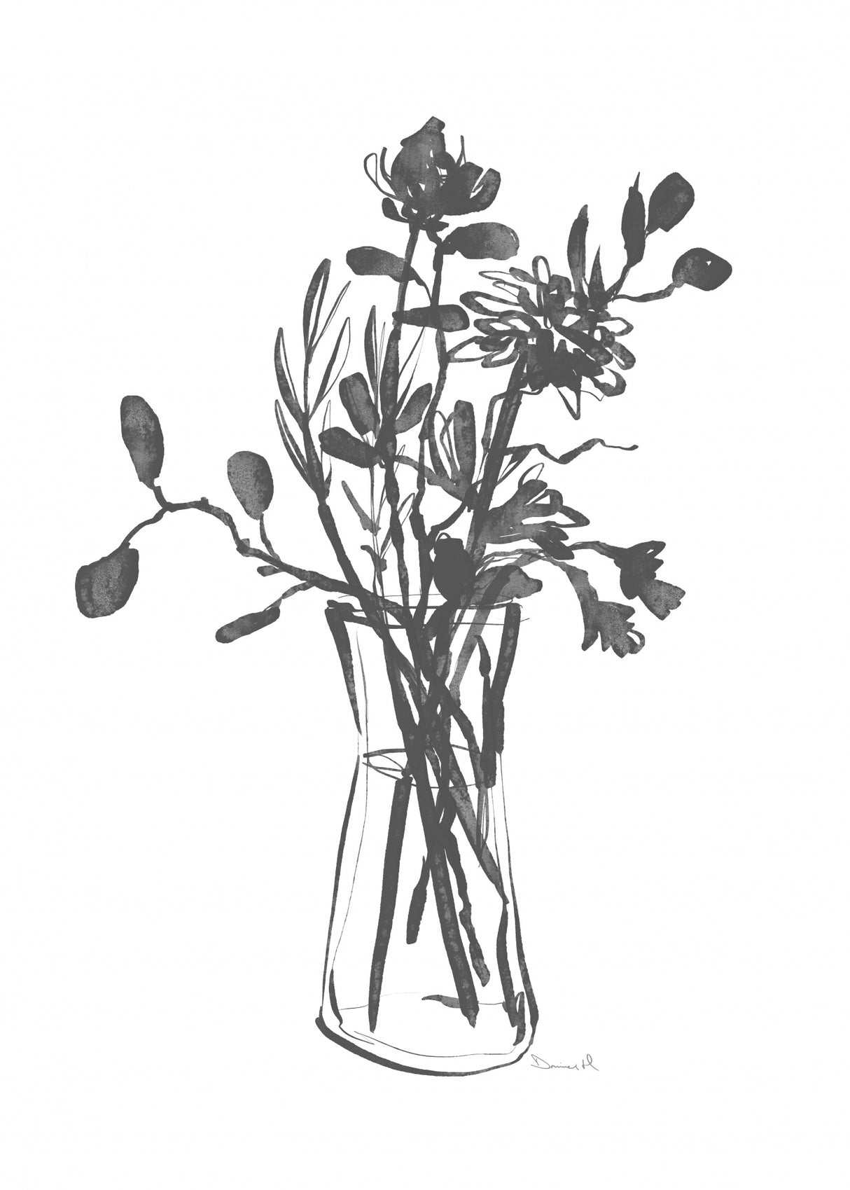 Flowers Poster och Canvastavla
