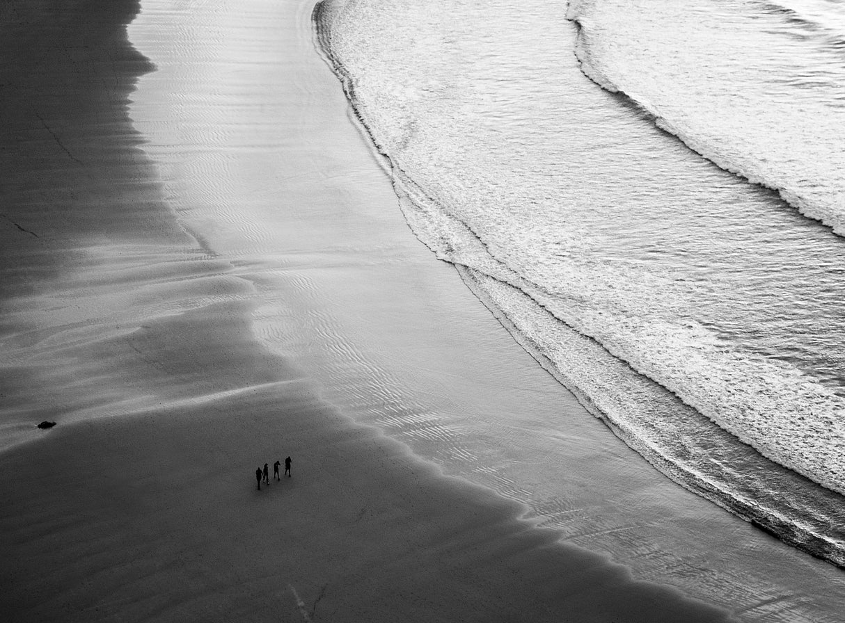Foursome on the beach Poster och Canvastavla
