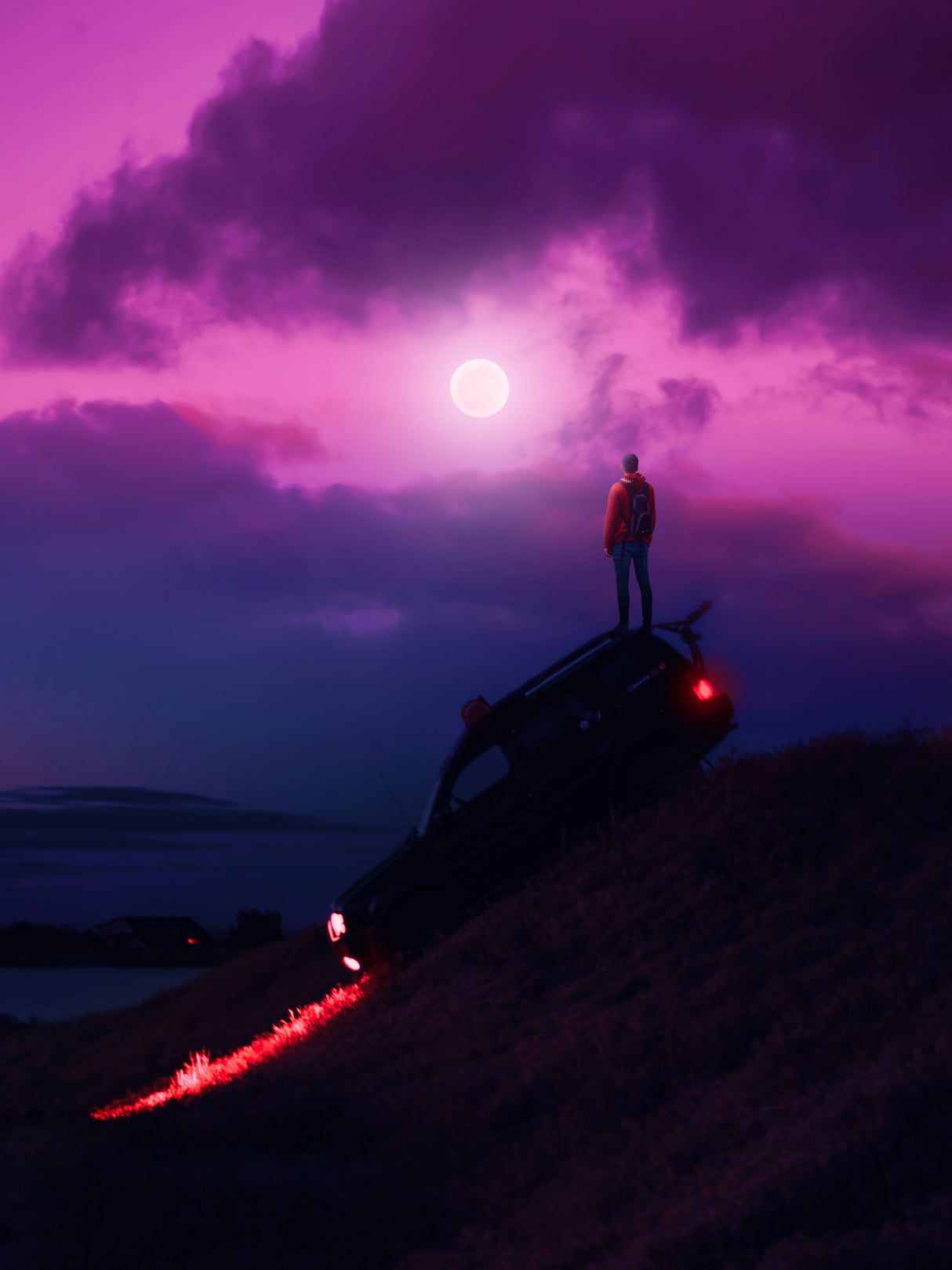Nightcall Poster och Canvastavla
