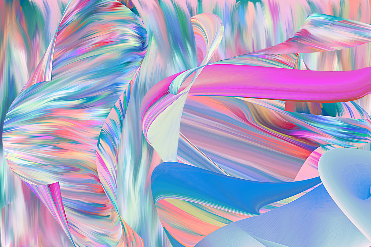 Colorful Modern Art Poster och Canvastavla