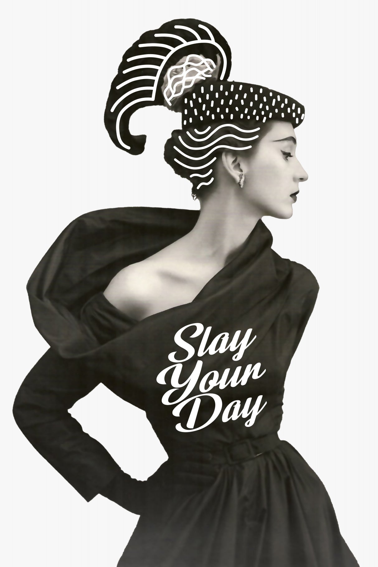 Slay Your Day Poster och Canvastavla