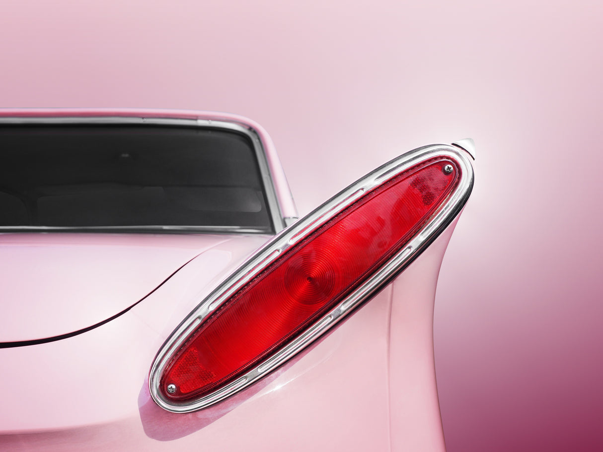 US classic car 1961 Comet tail fin abstract Poster och Canvastavla