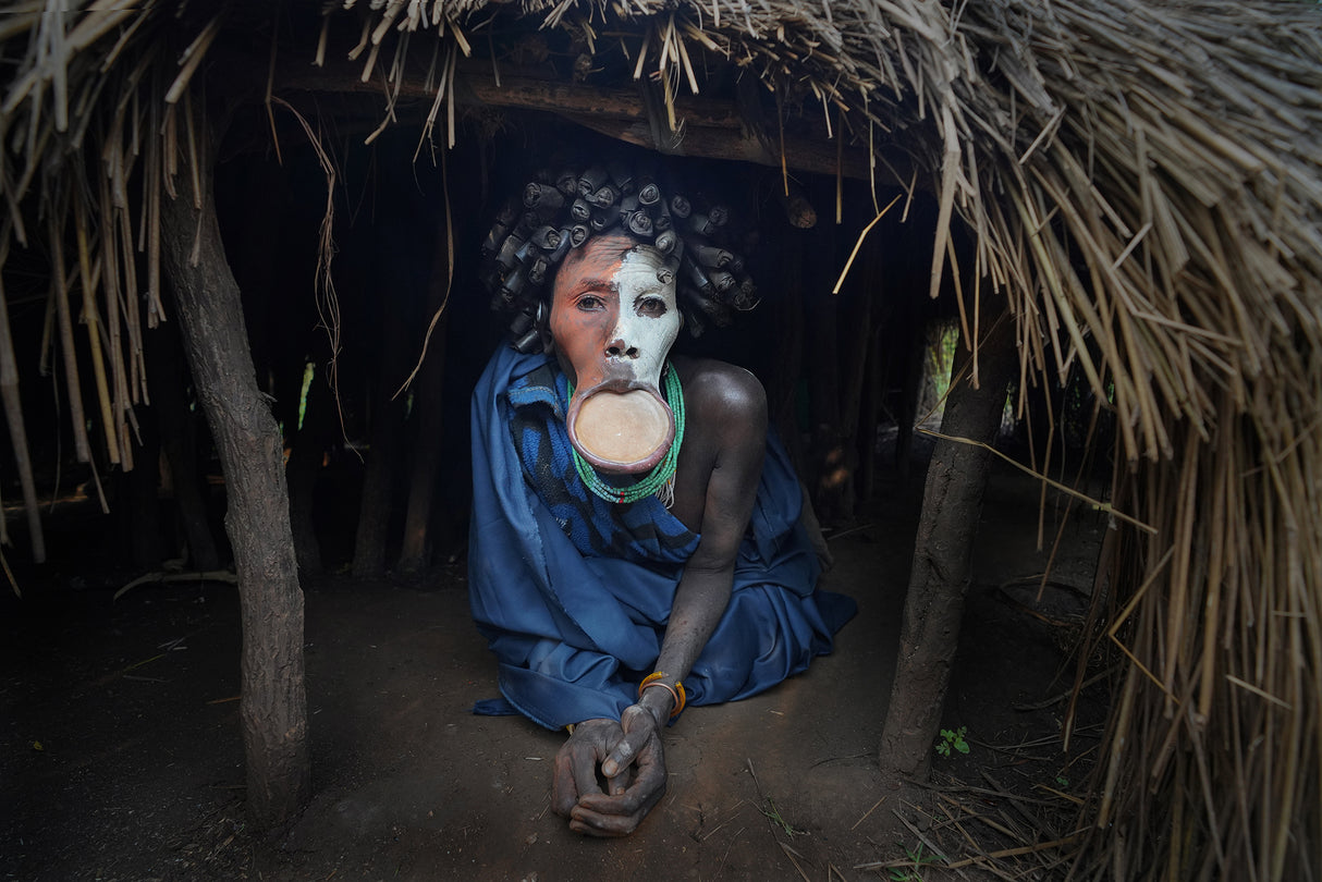 Ethiopian Suri tribes Poster och Canvastavla