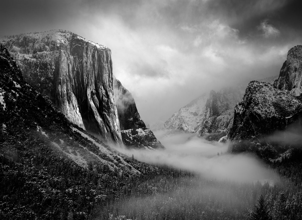 Tunnel View Poster och Canvastavla