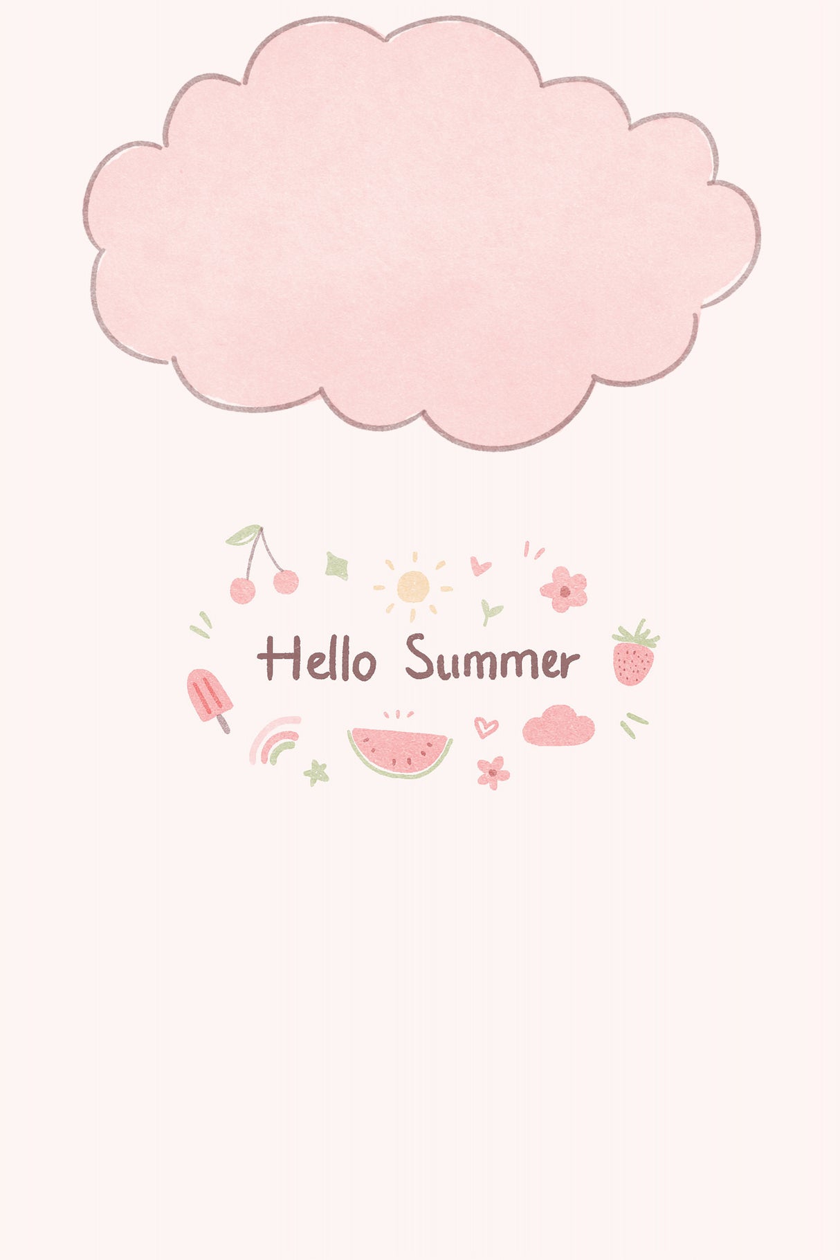Hello summer Poster och Canvastavla