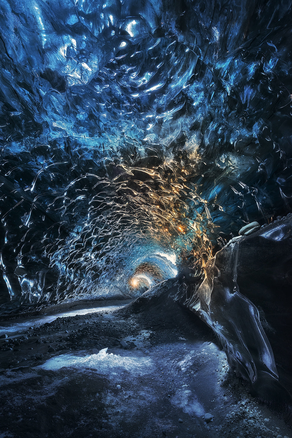 Ice Cave Addicted Poster och Canvastavla