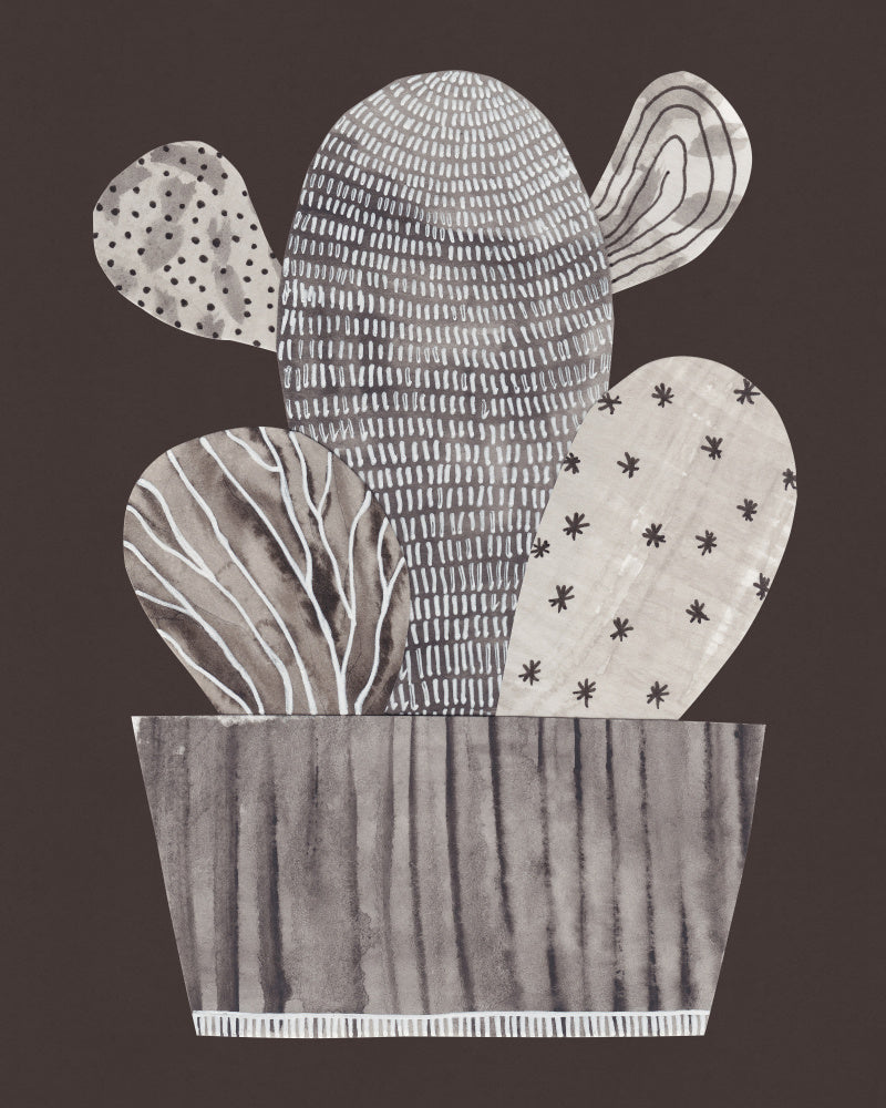 Little cactus Vas och keramikposter