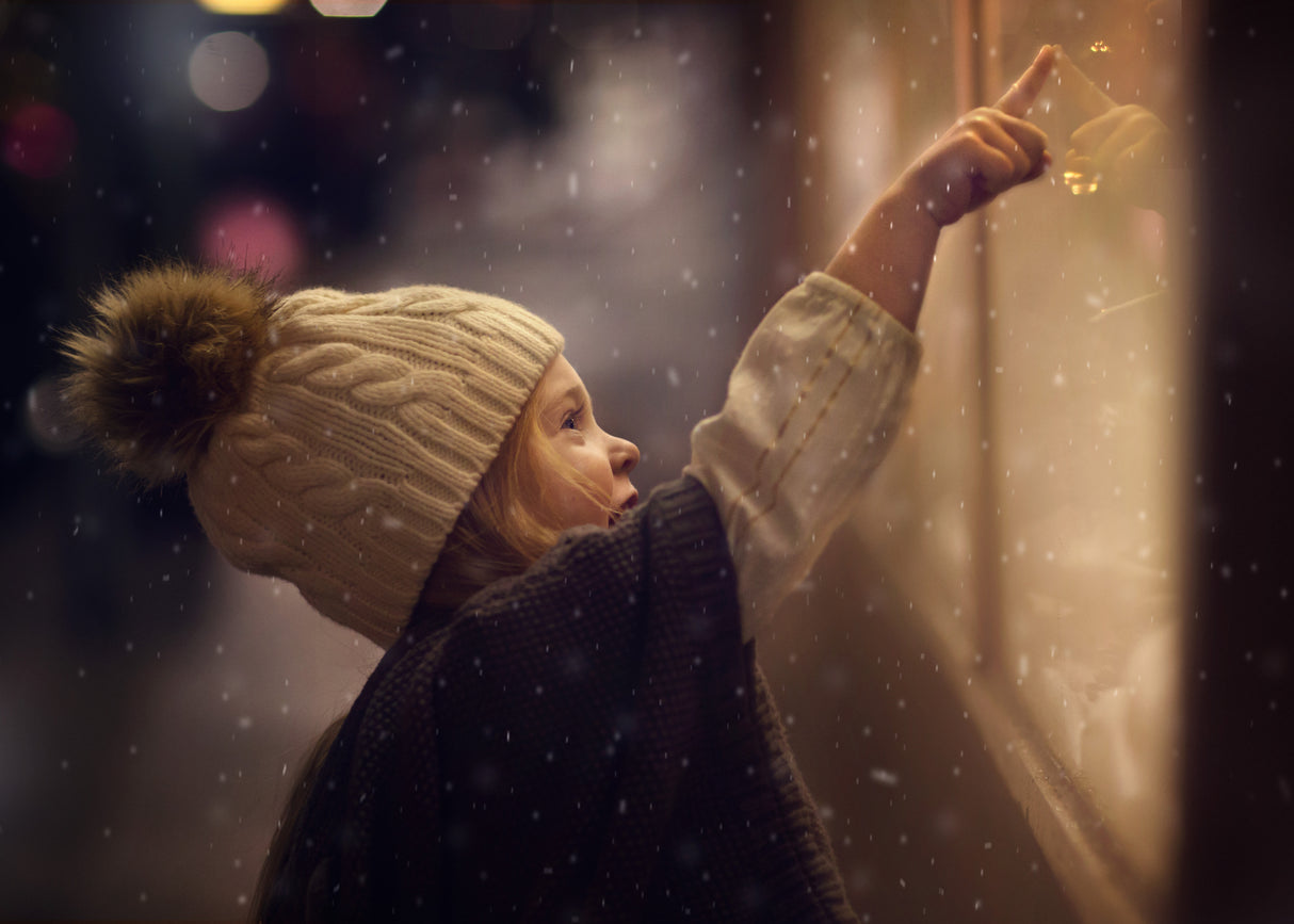 Christmas Shopping Poster och Canvastavla