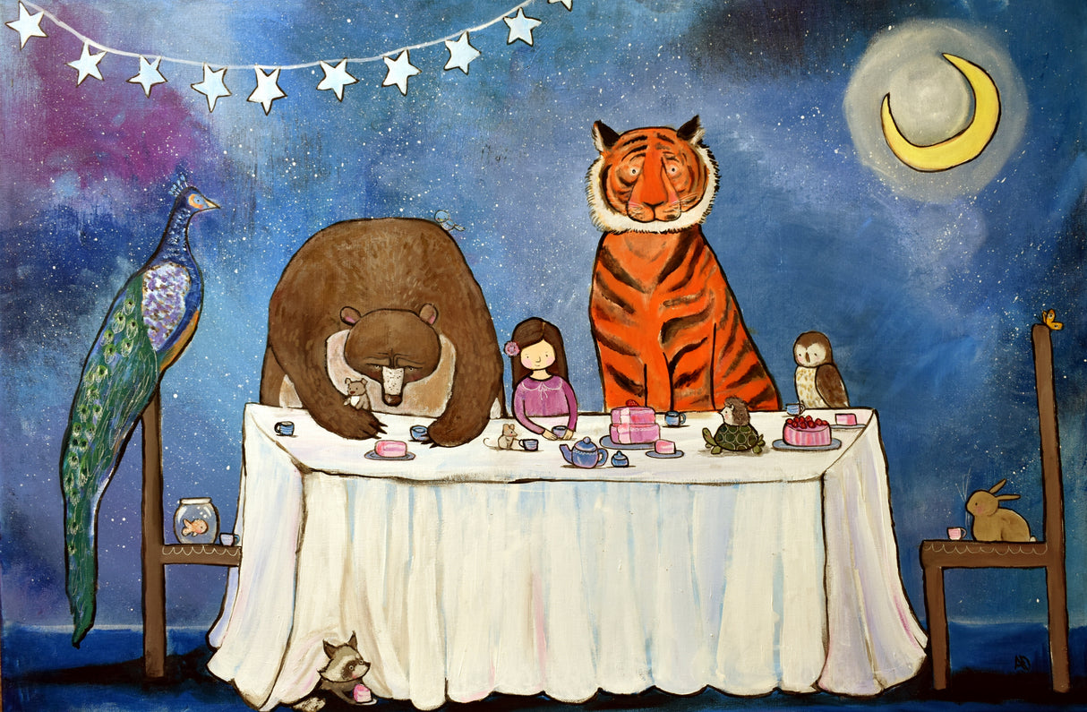 Cakeandtea Poster och Canvastavla