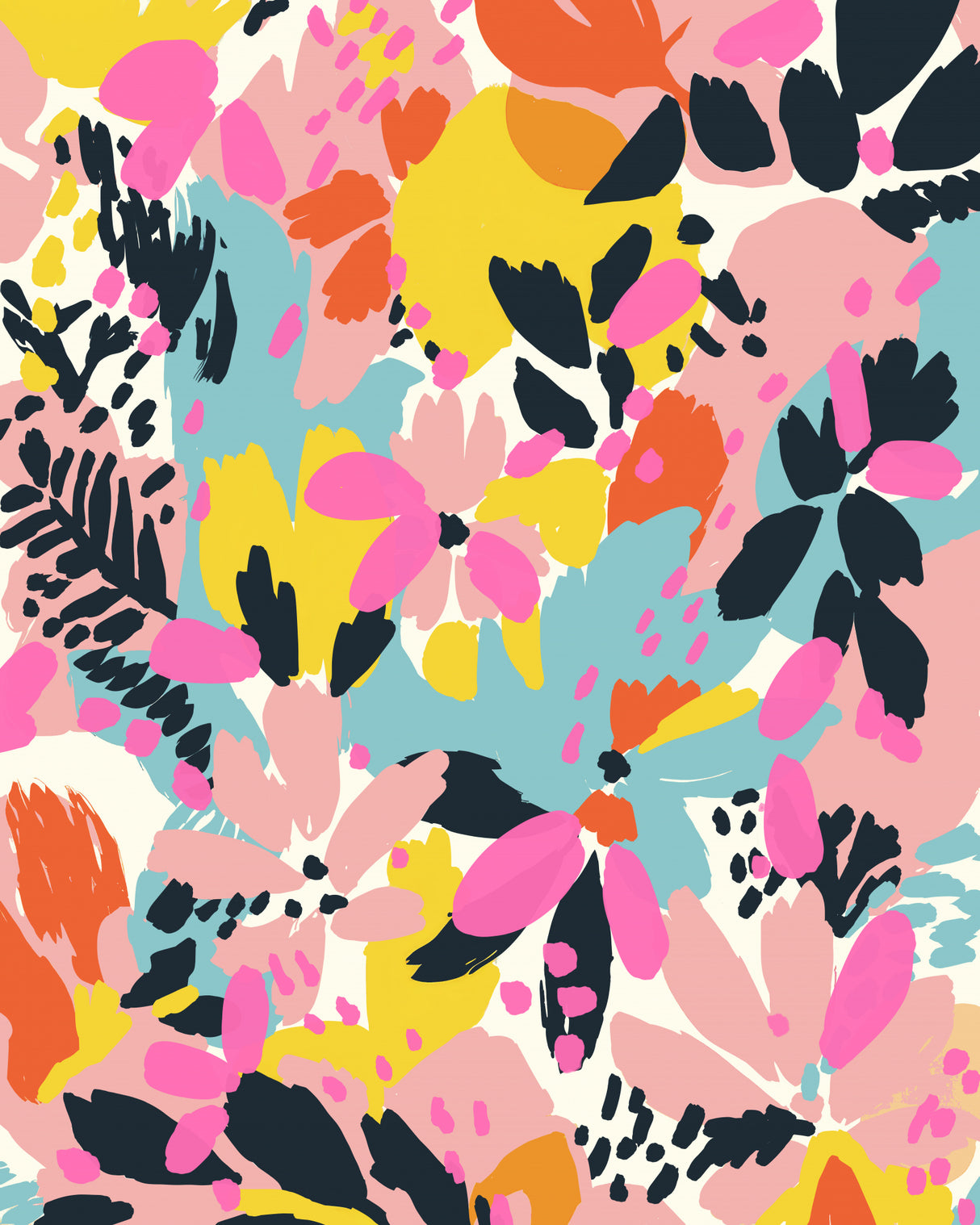 Summer Flowers Poster och Canvastavla