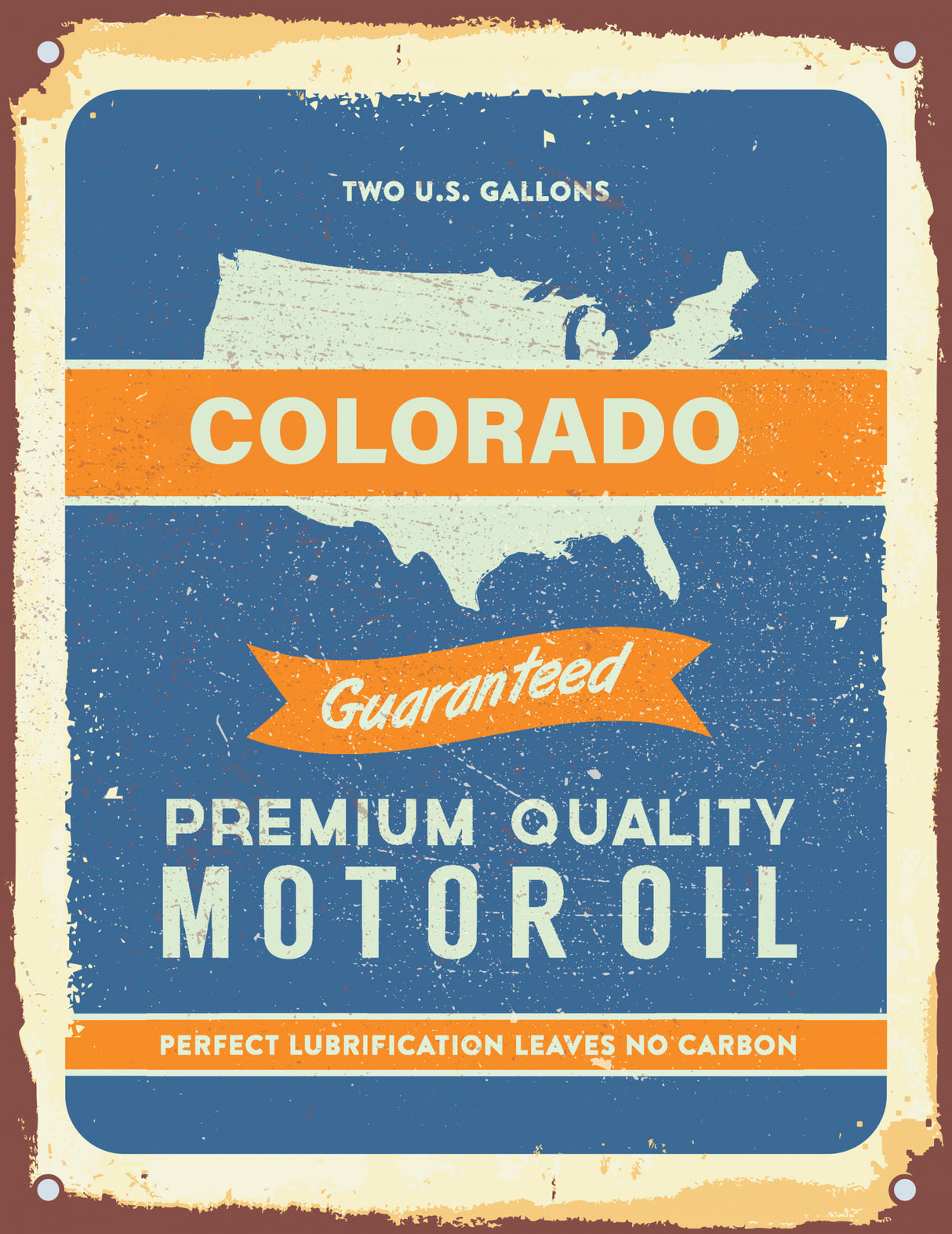 Colorado Oil Poster och Canvastavla
