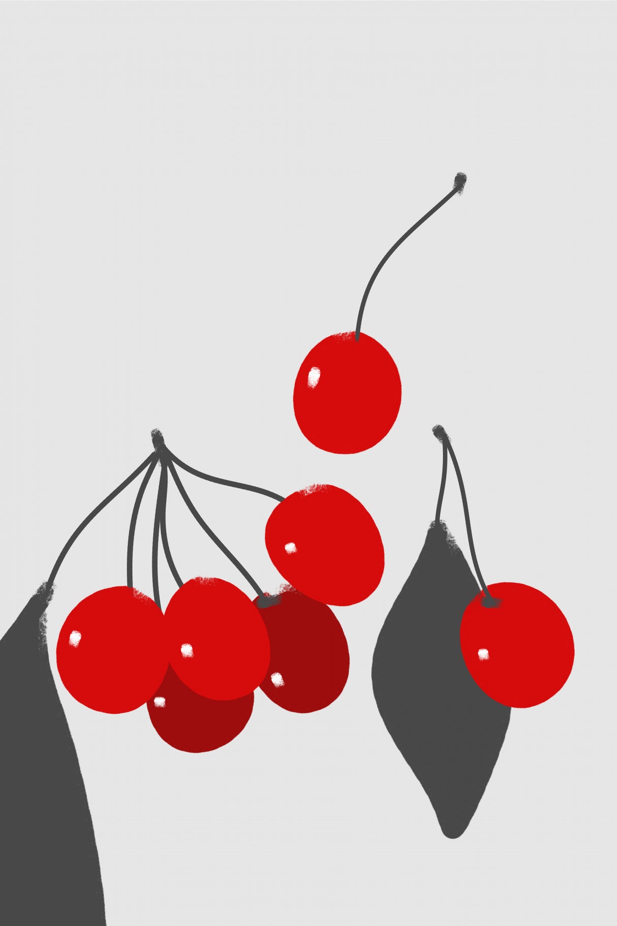 Cherries Poster och Canvastavla
