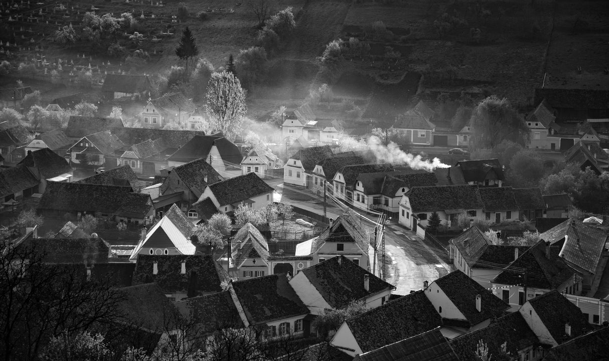 Transylvanian Village Poster och Canvastavla