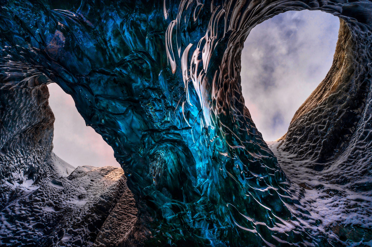 Ice Cave Poster och Canvastavla